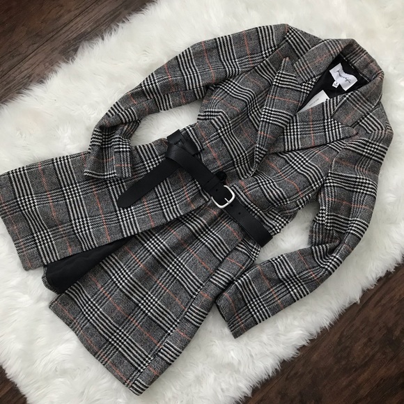 Kendall  + Kylie Plaid Coat NWOT - Picture 7 of 7